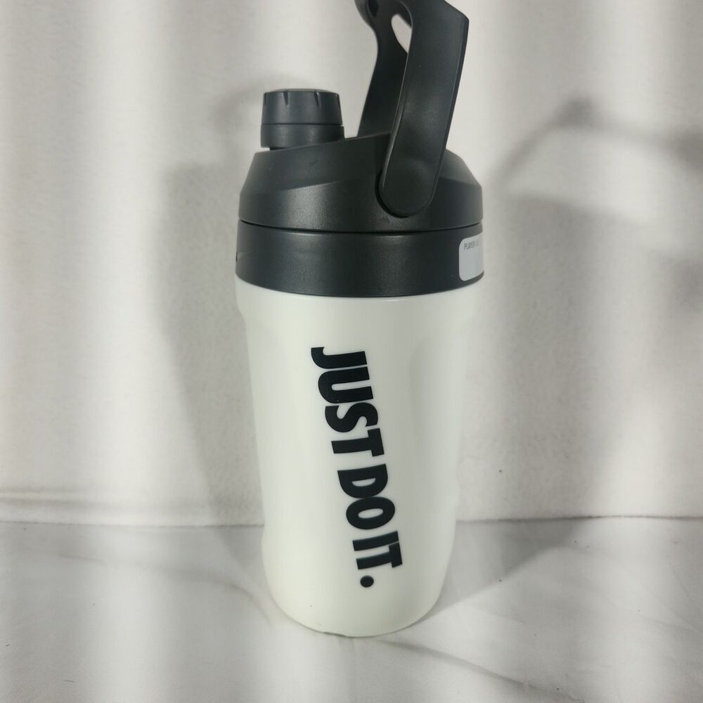 NIKE Fuel Jug 64 oz White Black Water Bottle Sport Hydration